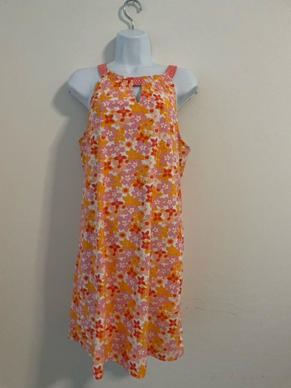 CABANA LIFE WOMEN'S SHIFT DRESS Large NWT floral print